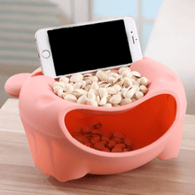 Lade das Bild in den Galerie-Viewer, Snackschale mit Smartphonehalter