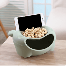 Lade das Bild in den Galerie-Viewer, Snackschale mit Smartphonehalter
